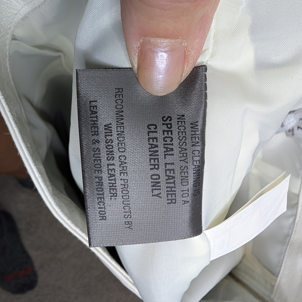 Wilsons Leather White Mini Skirt - Picture 4 of 5